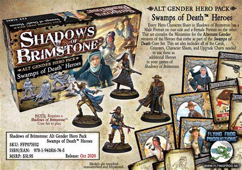 Shadows of Brimstone: Swamps of Death Heroes (Alt Gender)